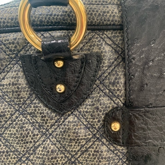 MARC JACOB Vintage runway bag early 2000’s leather w/ heavy gold chain accent - Picture 9 of 12